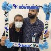 Novembro Azul – Funcionários vestem azul e apoiam a causa